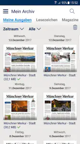 Merkur ePaper screenshot