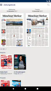 Merkur ePaper screenshot