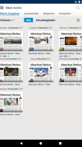 Merkur ePaper screenshot