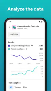 Meta-Werbeanzeigenmanager screenshot