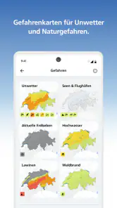 MeteoSwiss screenshot