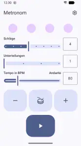 Metronom screenshot