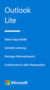 Microsoft Outlook Lite: Email screenshot
