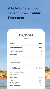 Miles & More screenshot