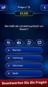 Millionär Trivia 2025 Quiz screenshot