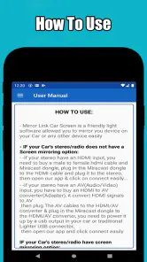 Mirror link car connector screenshot
