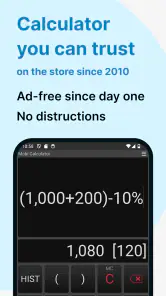Mobi Taschenrechner PRO screenshot