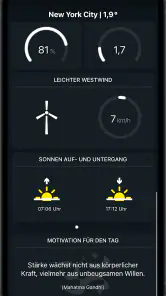 Mobilewetter screenshot