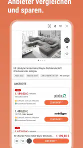 moebel.de: Möbel, Deko, Lampen screenshot