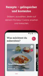 Monsieur Cuisine App screenshot