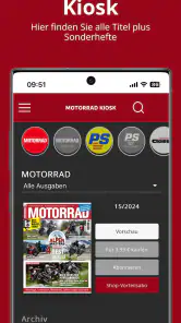 Motorrad Kiosk screenshot