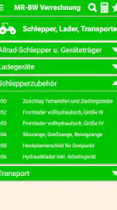 MR-BW Verrechnungssätze screenshot