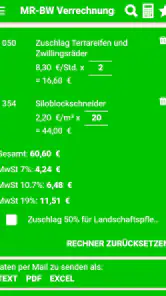 MR-BW Verrechnungssätze screenshot