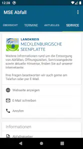 MSE Abfall screenshot