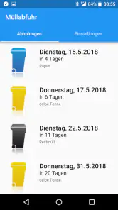 Müllabfuhr - Kalender screenshot