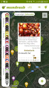 Mundraub Navigator screenshot