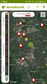 Mundraub Navigator screenshot
