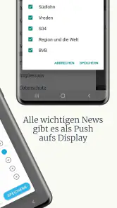 Münsterland Zeitung screenshot