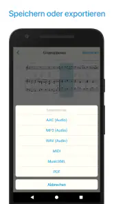 Musik Noten Scanner, Leser app screenshot