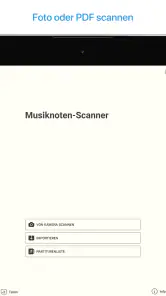Musik Noten Scanner, Leser app screenshot