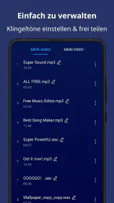 Musik Schneiden & Audio-Editor screenshot