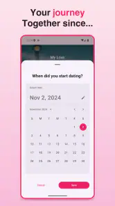 My Love: In Love Days Counter screenshot