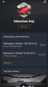 MYLAPS Speedhive screenshot