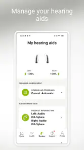 myPhonak screenshot