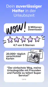 MyPostcard Postkarten App screenshot