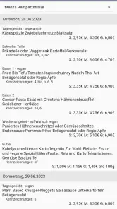 myUFR - Universität Freiburg screenshot