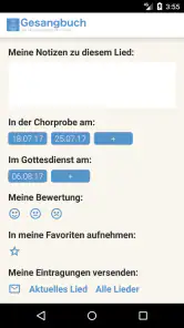 NAK Gesangbuch screenshot