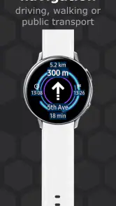 Navigation for watch screenshot