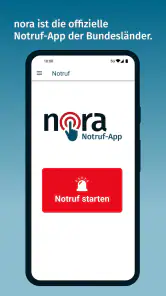 nora - Notruf-App screenshot