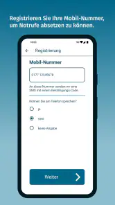 nora - Notruf-App screenshot