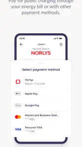 Norlys Charging screenshot