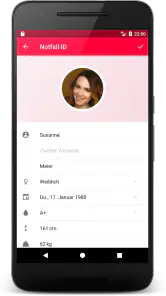 Notfall ID (premium) screenshot