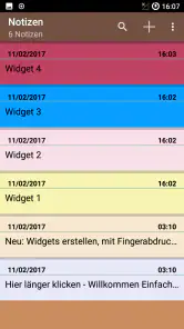 Notizen App Deutsch screenshot