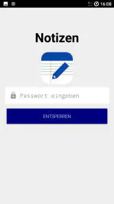 Notizen App Deutsch screenshot