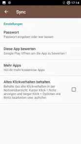Notizen App Deutsch screenshot
