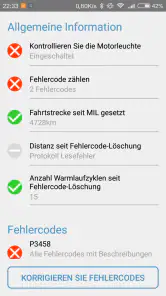 Obd Arny - ELM327 car scanner screenshot