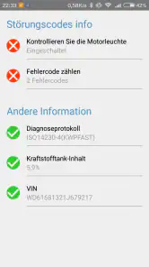 Obd Arny - ELM327 car scanner screenshot