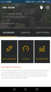 OBD JScan screenshot