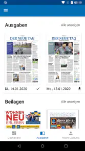 Oberpfalz Medien E-Paper screenshot