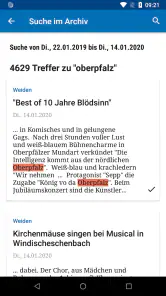 Oberpfalz Medien E-Paper screenshot