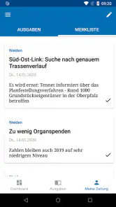 Oberpfalz Medien E-Paper screenshot