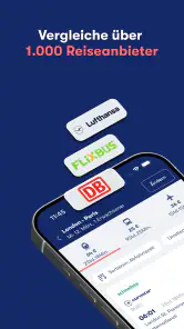 Omio: DB und Flixbus Tickets screenshot