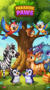 Paradise Paws: Merge Animals screenshot