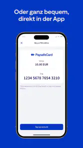 PaysafeCard– Prepaid-Zahlungen screenshot
