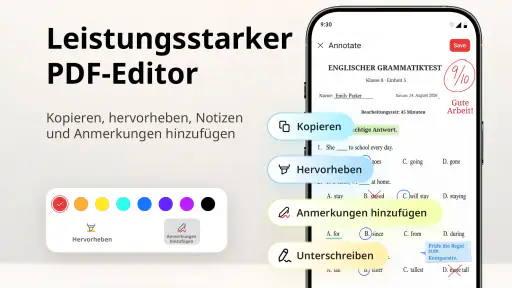 PDF Reader & Editor: View PDF screenshot