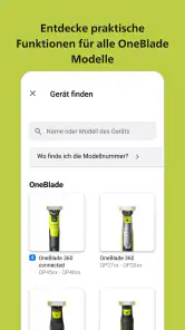 Philips OneBlade (Daily Care) screenshot